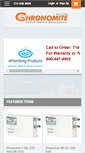Mobile Screenshot of chronomiteproducts.com
